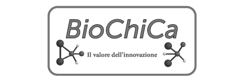 Logo BioChiCa - Bianco